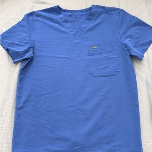 Figs Men's Scrub Set in Ceil Blue